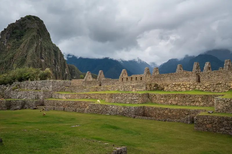 Machu Picchu from inside