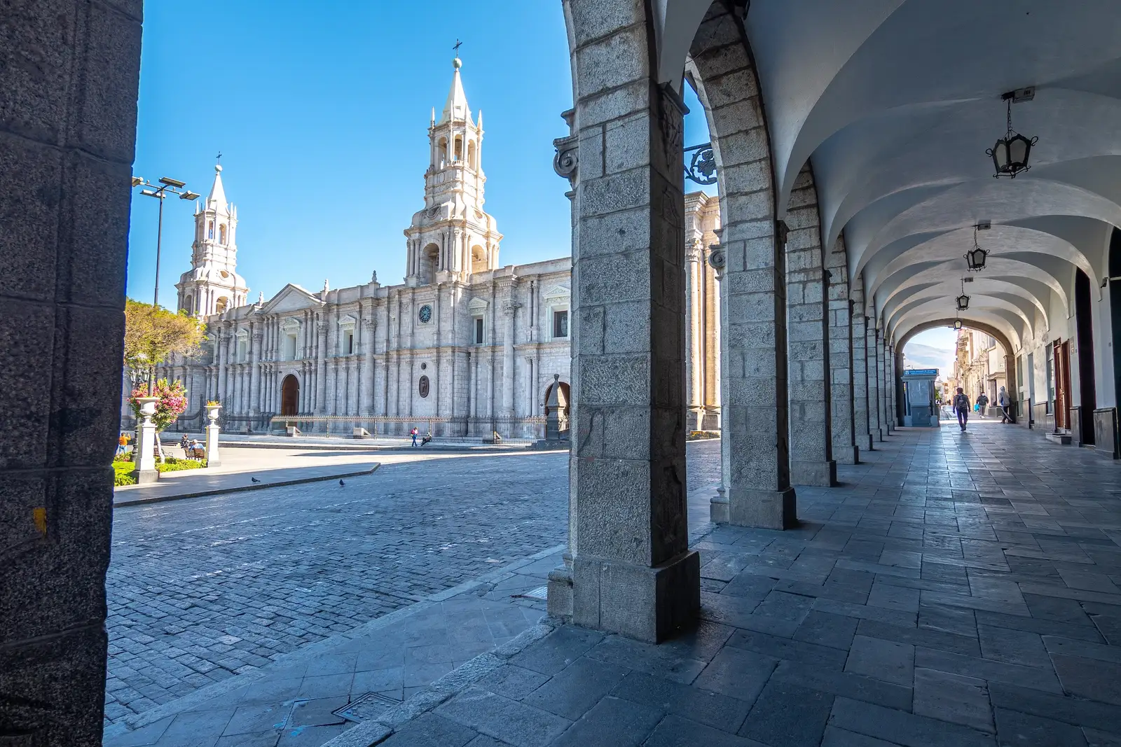 Plaza de Armas in Arequipa's City center