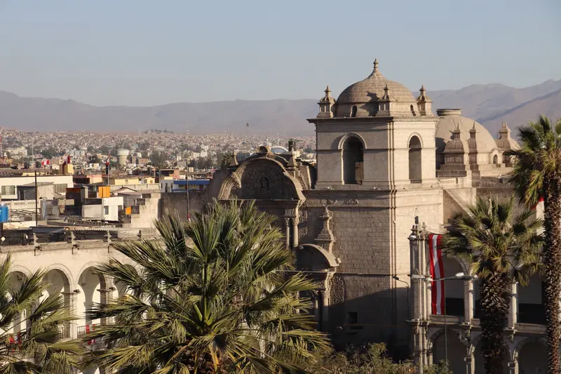 View from Basilica Cathedral of Arequipa