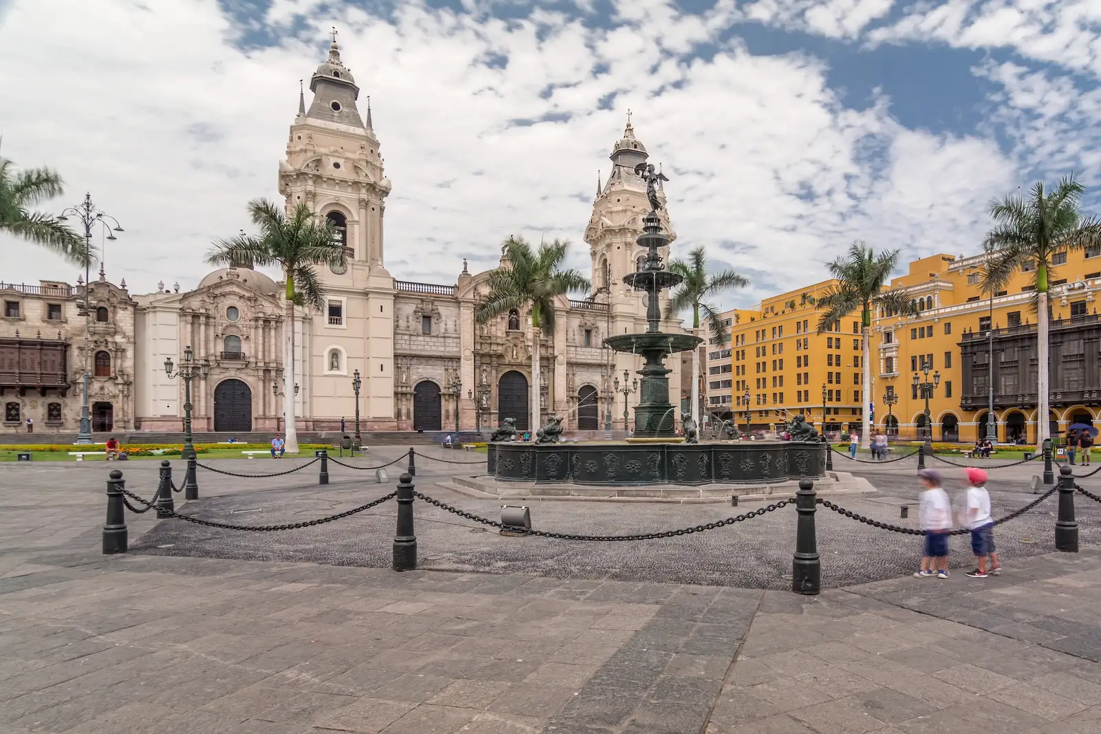 Main Plaza in Lima City Center - Plaza de Armas