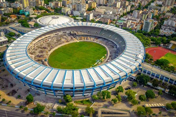 The Maracanã stadium from the air