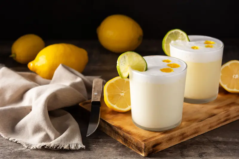 Pisco Sour cocktail