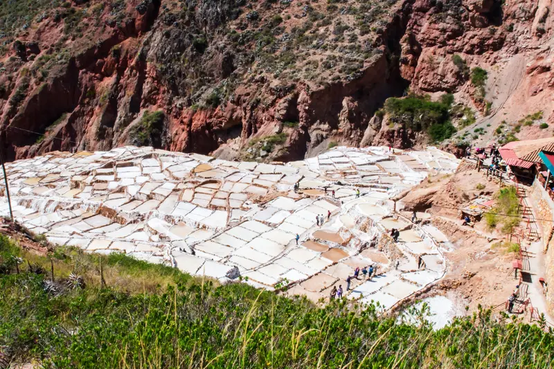 Maras Salt mine from above