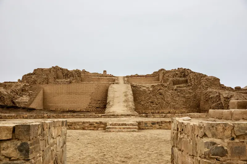 Pachacamac pyramid
