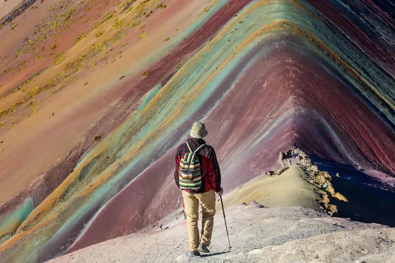 Hiking at the Rainbow Mountain in Cuzco
