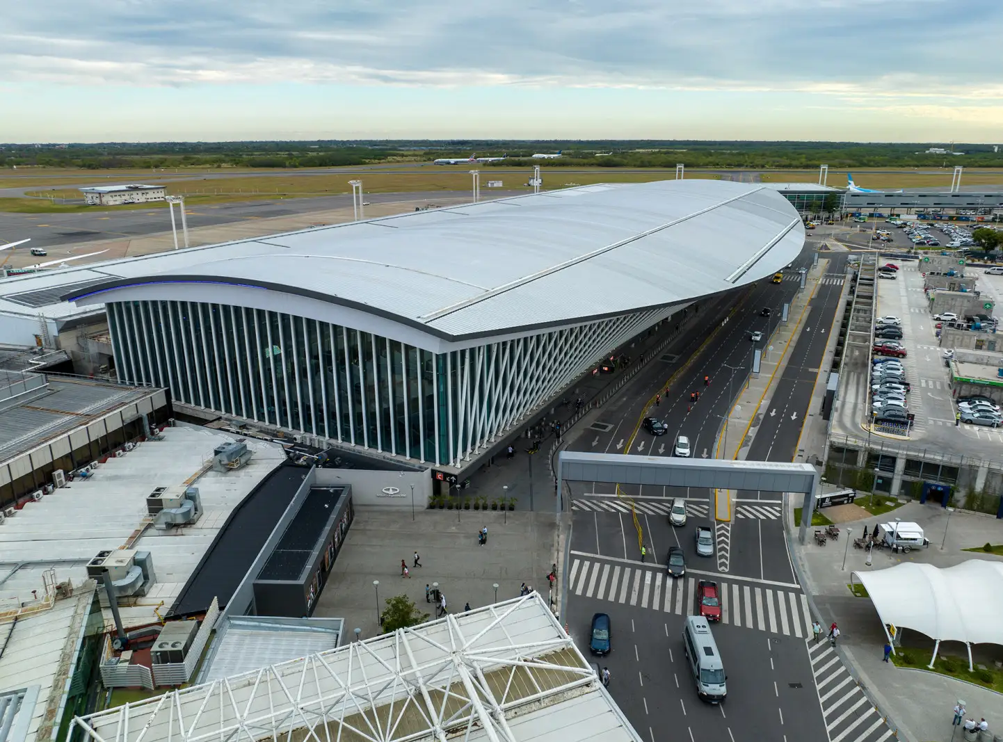 The Ezeiza terminal from the air
